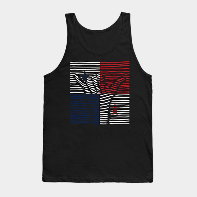 Panama Proud Flag, Panama gift heritage, Panamanian girl Boy Friend panameño Tank Top by JayD World